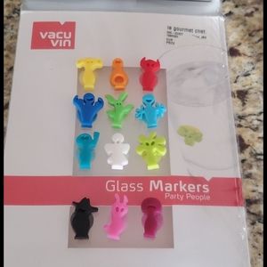 Alien cocktail glass markers..